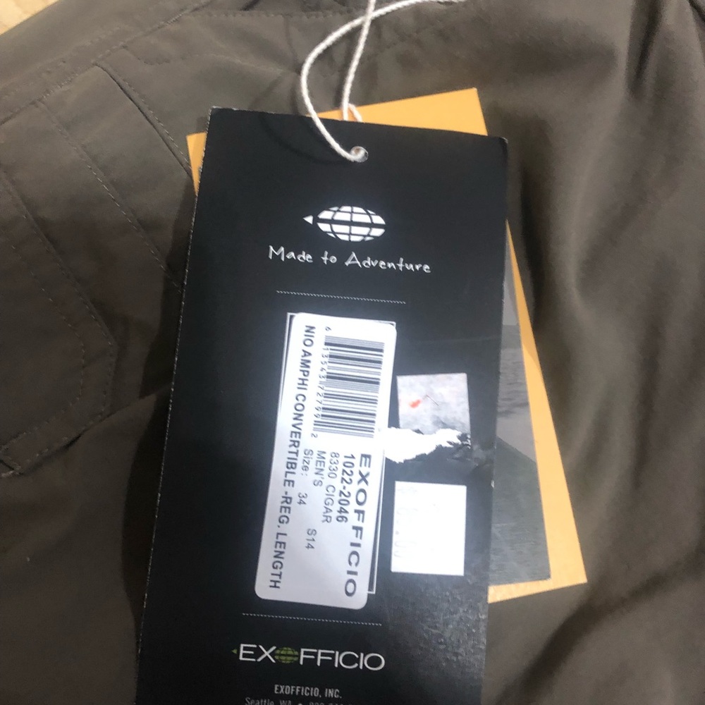 Exofficio zip off pants size 34 - Picture 3 of 5
